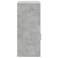 Шкаф за съхранение, бетонно сив, 56,5x39x90 см, инженерно дърво