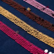 Детски суитшърт рокля, нейви, 116