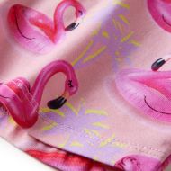 Детски къси панталони с шнурове, светлорозови, 128