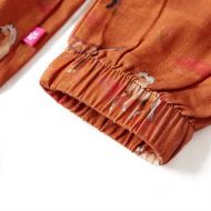 Детска рокля, коняк, 140