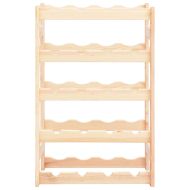 Стойка за вино за 20 бутилки, борова дървесина