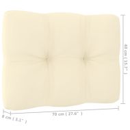 3-местен диван с възглавници, борово дърво масив