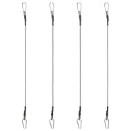 310252 Ropes with Carabiner 4 pcs Rubber