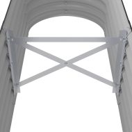 Градинска повдигната леха поцинкована стомана антрацит