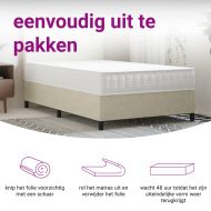 Матрак покет пружини, средна твърдост, 140x190 см