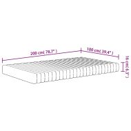 Матрак от пяна, средномек, 100x200 см