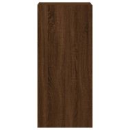 ТB стенен шкаф, кафяв дъб, 40,5x30x90 см, инженерно дърво