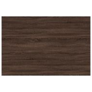 Стенни рафтове 4 бр кафяв дъб 60x40x1,5 см инженерно дърво