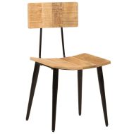 Трапезни столове 2 бр 44x40x80 см мангово дърво масив