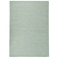 Градински плоскотъкан килим, 200x280 см, тюркоазен