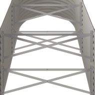 Градинска повдигната леха поцинкована стомана кафяво