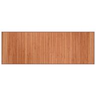 Килим, правоъгълен, кафяв, 70x200 см, бамбук