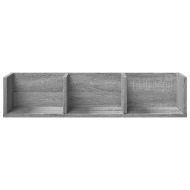 Стенни шкафове 2 бр сив сонома 75x18x16,5 см инженерно дърво