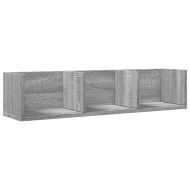 Стенни шкафове 2 бр сив сонома 75x18x16,5 см инженерно дърво