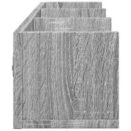 Стенни шкафове 2 бр сив сонома 75x18x16,5 см инженерно дърво