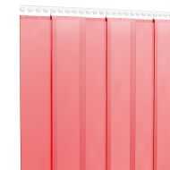 Завеса за врата червена 200x1,6 мм 25 м PVC
