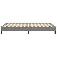 Рамка за легло без матрак, тъмносив, 120x190 см, плат