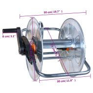Макара за маркуч стенен монтаж за 50 м 1/2" и 35 м 3/4" стомана