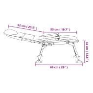 Риболовен стол с подлакътник, сгъваем, зелен