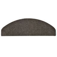 Изтривалки за стълби, самозалепващи се, 5 бр., 65x21x4 см, антрацит, полукръгли, големи