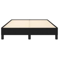 Рамка за легло без матрак, черна, 120x190 см, плат