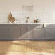 Килим, правоъгълен, светъл натурален, 100x1000 см, бамбук