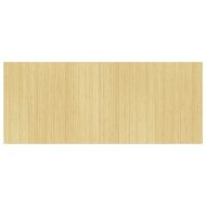 Преграда за стая, светъл натурален, ширина 400 см, височина 165 см, бамбук