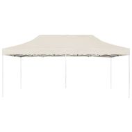 Професионална сгъваема шатра, алуминий, 6х3 м, кремава