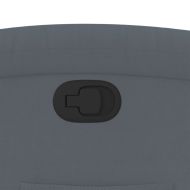 Изправящ реклайнер стол, тъмносив, кадифе