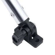 Тента за лодка, 2 дъги, сива, 150x120x110 см