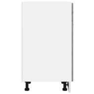 Шкаф с чекмеджета "Lyon", сив, цвят сонома, 30x46x81,5 см, инженерно дърво