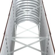 Градинска повдигната леха поцинкована стомана кафяво