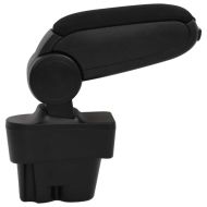 Подлакътник за кола черен 12x36x(33,5-48) см ABS