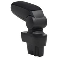 Подлакътник за кола черен 12x36x(33,5-48) см ABS