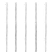 Оградна мрежа с колове и клинове поцинкована стомана 15x1,5 м