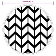 Килим за открито, ARAKIL сив, Ø120 см, PP