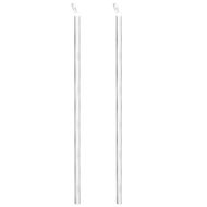 Оградна мрежа с колове и клинове поцинкована стомана 25x1,25 м