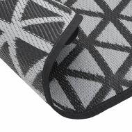 Килим за открито, ARAKIL черен, Ø160 см, PP