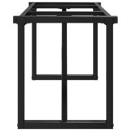 Крака за трапезна маса, O-рамка, 140x30x43 см, стомана