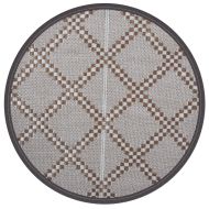 Килим за открито, ARAKIL кафяв, Ø160 см, PP