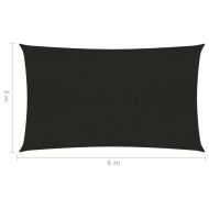 Платно-сенник, 160 г/м², черно, 3x6 м, HDPE