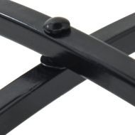 Мозаечна бистро маса, синьо и бяло, Ø50x70 см, керамика