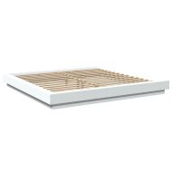 Рамка за легло, бяло, 180x200 см, инженерно дърво