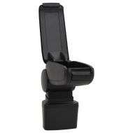 Подлакътник за кола черен 14,5x31,5x(30-48) см ABS