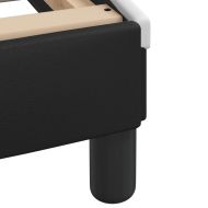 Рамка за легло с LED без матрак Zadar черно и бяло 120x200см