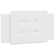 Мека табла за легло Zadar, бяла, 100 см, изкуствена кожа