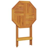 Сгъваема градинска маса Ø60x75 см масивна акация