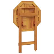 Сгъваема градинска маса Ø60x75 см масивна акация