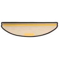 Самозалепващи стелки за стълби сизал 15 бр 65x21x4 см антрацит