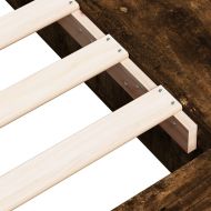 Рамка за легло, опушен дъб, 90x200 см, инженерно дърво